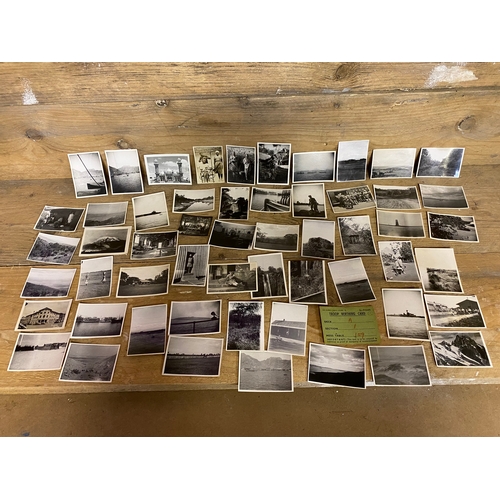 136 - Collection of Original 1940's WW2 Military Travel Photographs, most are dated with Location written ... 