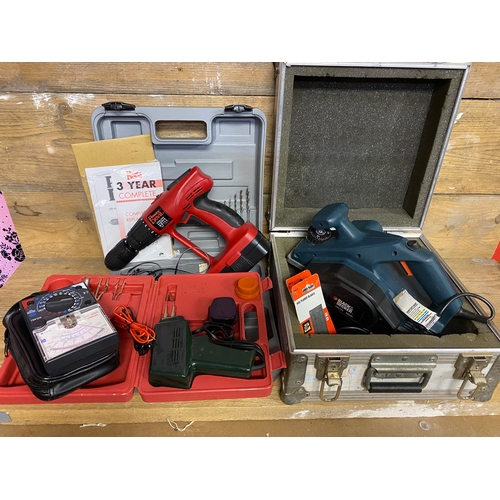 139 - Collection of Power Tools with Metal Case