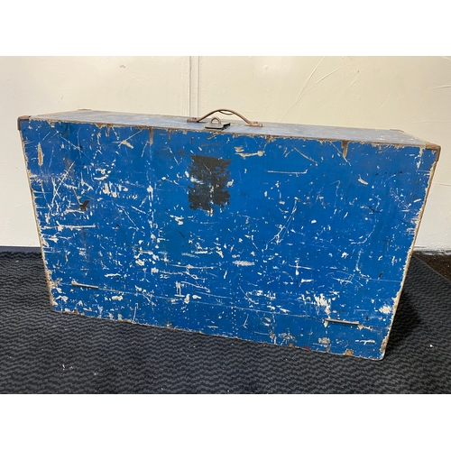 143 - Large Blue Toolbox and Contents (90x27x54cm)