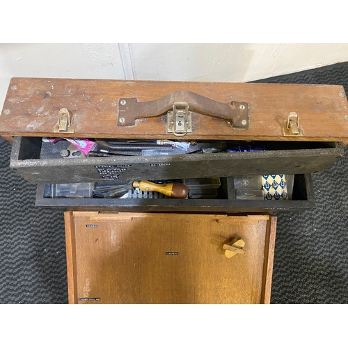 144 - Vintage Toolbox and Contents