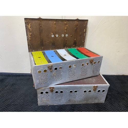 152 - 2x Pigeon Transport Boxes