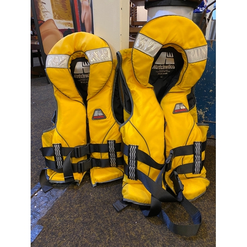 154 - Pair of Hutchwilco Life Jackets (sizes S and L)