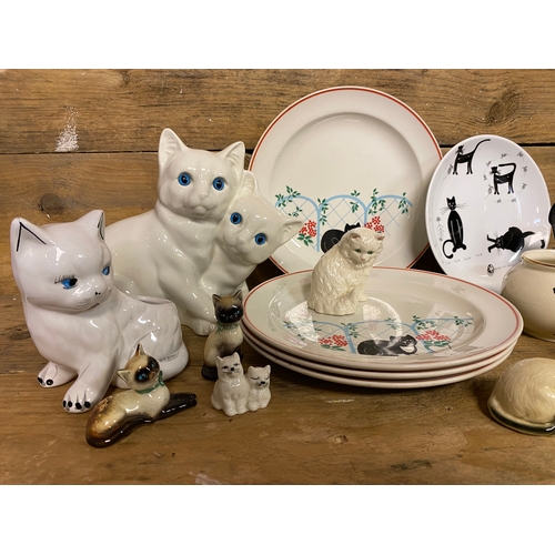 205 - Collection of Cat Themed Bric a Brac inc. Arthur Wood