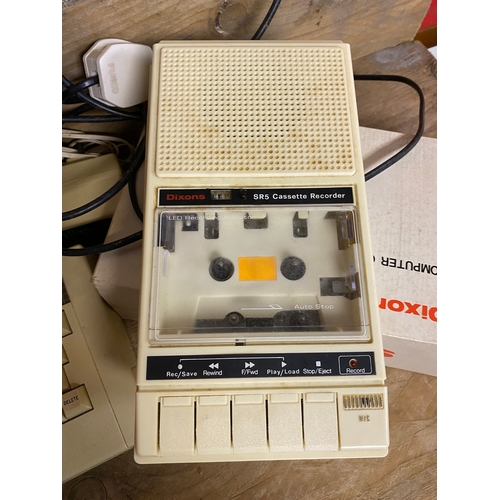 222 - Acorn Electronic Computer with Dixons Cassette Recorder & Books