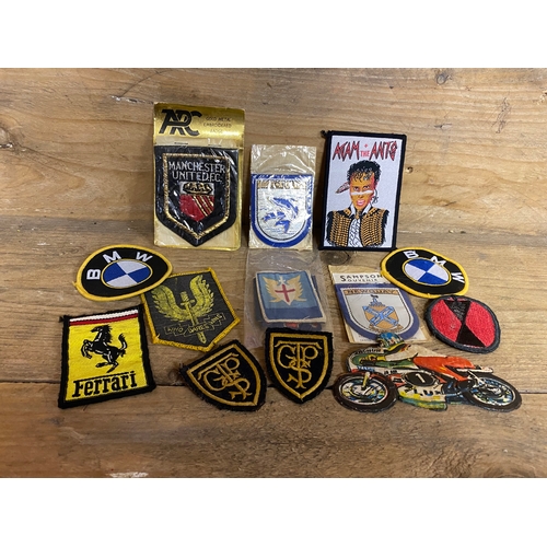 223 - Quantity of Collectable Patches including Motoring and Adam Ant