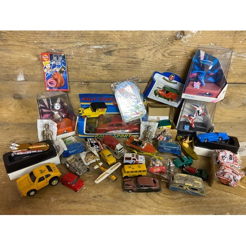 230 - Quantity of Mixed Collectibles inc. Walkers Crisps Star wars toy and Diecast Vehicles