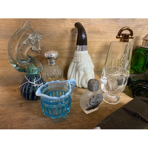 245 - Collection of Glass and Crystal to Include Avon Bottles and Paperweights