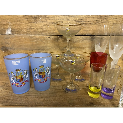 247 - Collection of Drinking Glasses inc. Crystal and Babycham