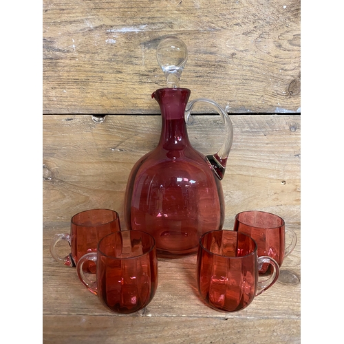 252 - Collection of Red Glass