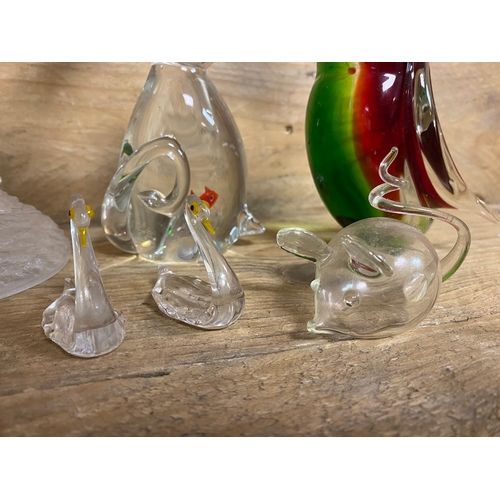 253 - Collection of Art Glass Animals