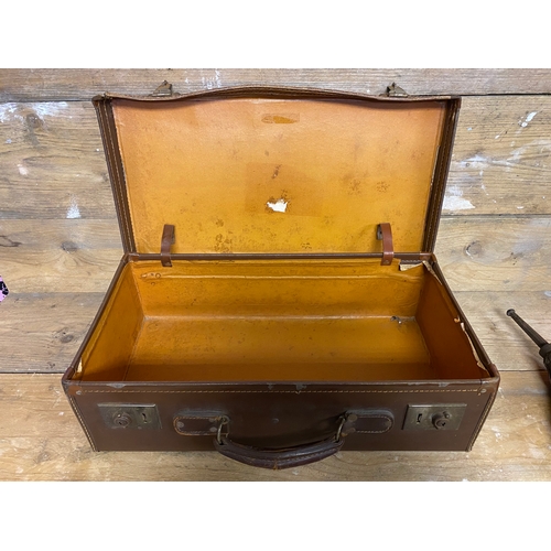 261 - Suitcase, Tray and Bellows