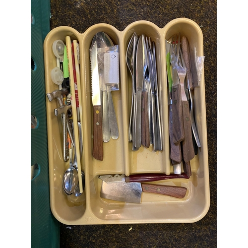 270 - Quantity of Assorted Kitchenware including Boxed Utensils and Cutlery