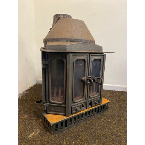 275 - Cast Iron Free Standing Stove with Double Doors