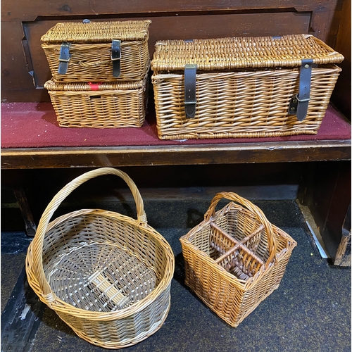 289 - Quantity of Wicker Baskets and Hampers