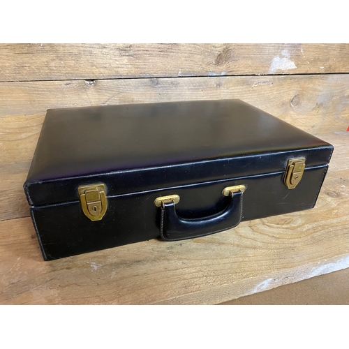 291 - Briefcase with Cased Grooming Set