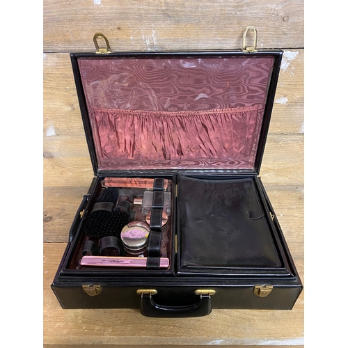 291 - Briefcase with Cased Grooming Set