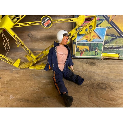 317 - 1976 Action Man Skyhawk Set with Box and (AF) Figure