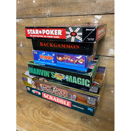 329 - Mixture of Boxed Games including Monopoly 'Here and Now'