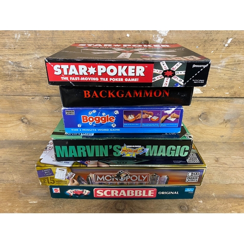 329 - Mixture of Boxed Games including Monopoly 'Here and Now'