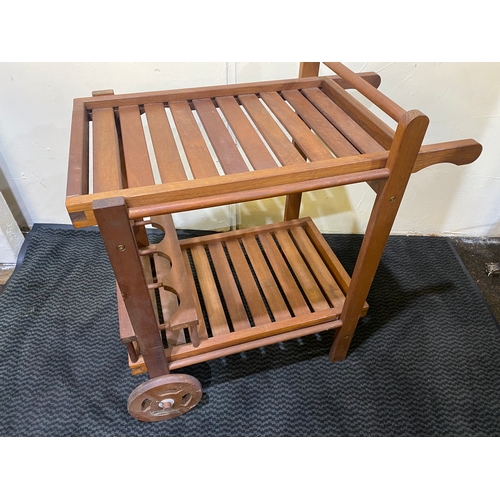 333 - Teak Garden Trolley