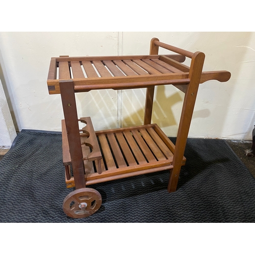 333 - Teak Garden Trolley