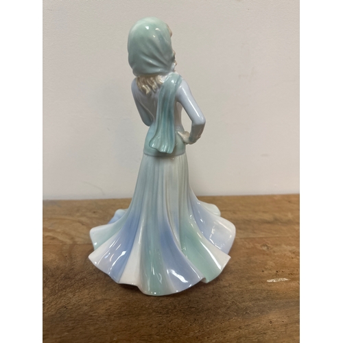 21 - Coalport lady of fashion, figurine, (Tenddr thoughts)