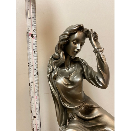 45 - Silver Resin Lady