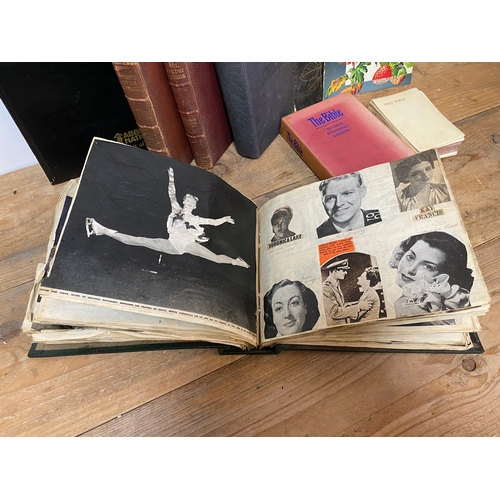 92 - Collection of Vintage Books including Movie Scrapbook