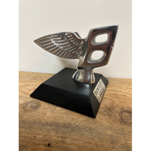 112 - Flying Bentley 1933 aluminium desk ornament