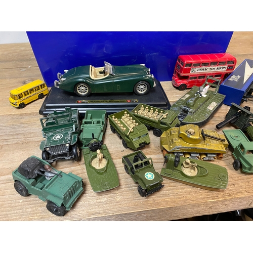 136 - Large collection of Diecast Vehicles to include Dinky and Matchbox