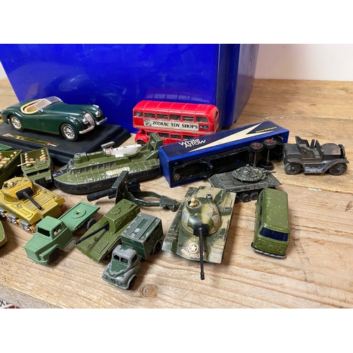 136 - Large collection of Diecast Vehicles to include Dinky and Matchbox