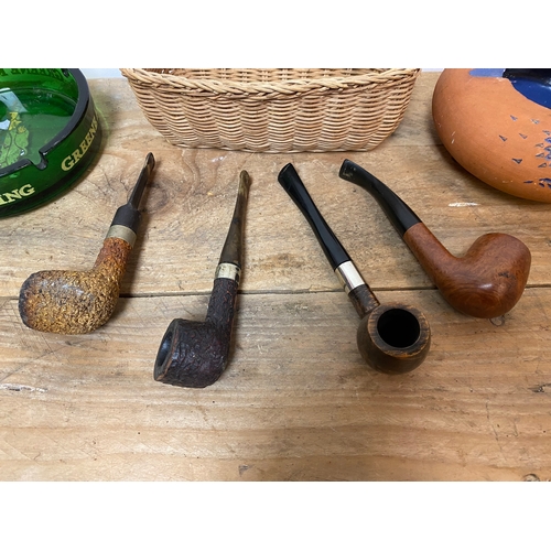 137 - Collection of Pipes and Ashtrays