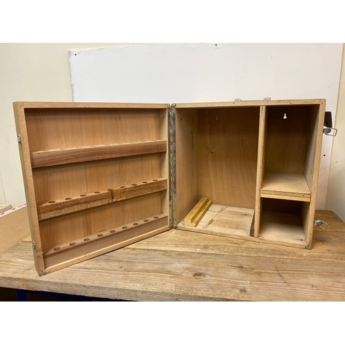 160 - Heavy Wooden Storage Box