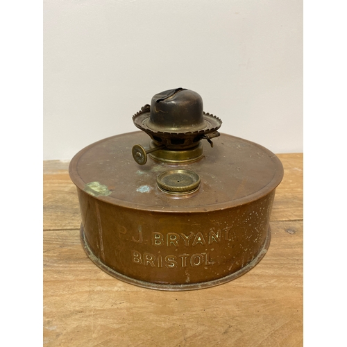 176 - Copper Paraffin Lamp