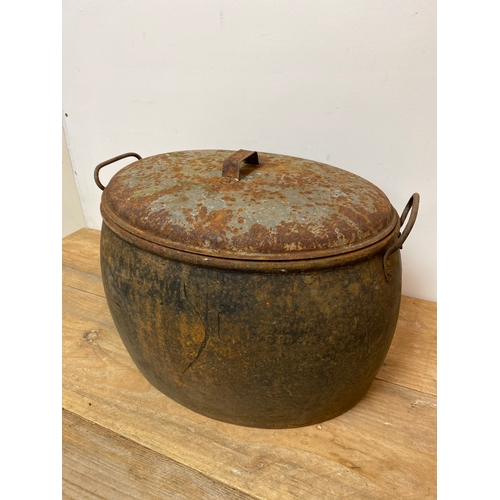 177 - Heavy Steel Cooking Pot, 40cm