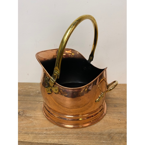 188 - Copper Coal Bucket