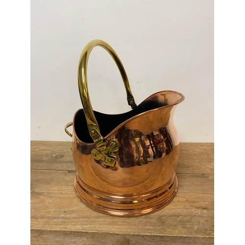 188 - Copper Coal Bucket