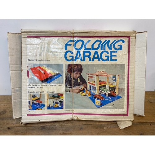 215 - Vintage Folding Toy Garage