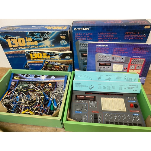 216 - Three Vintage Electronic Project Sets, one as New