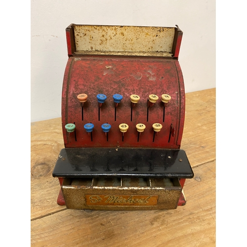 219 - Vintage Child’s Metal Toy Cash-register