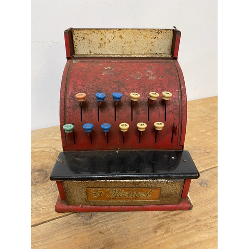 219 - Vintage Child’s Metal Toy Cash-register