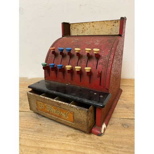 219 - Vintage Child’s Metal Toy Cash-register