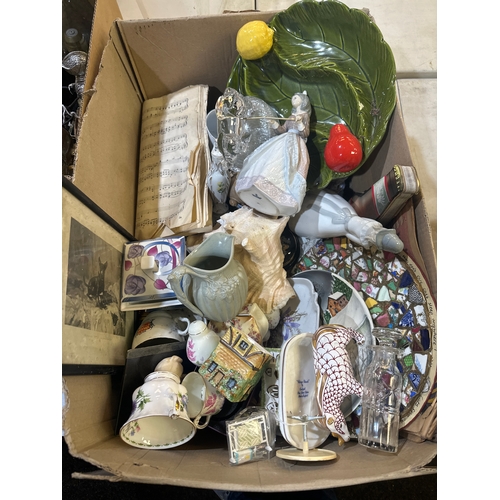 285 - Large box of mixed bric a brac