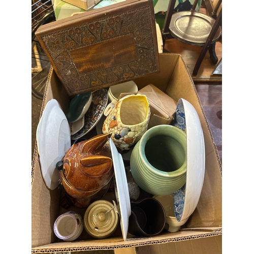 288 - Mix box of general bric a brac