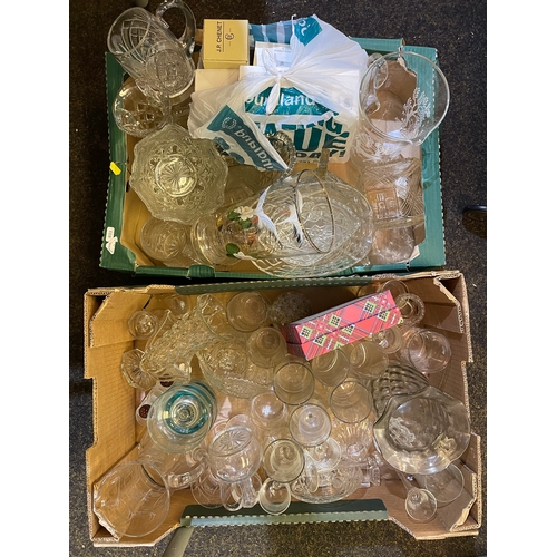 294 - 2 boxes of glassware