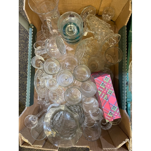 294 - 2 boxes of glassware