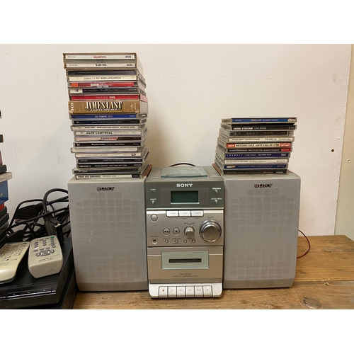 309 - Sony Stereo and DVD Player with Mixed Media