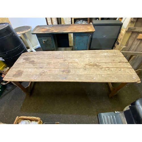 319 - Two Large Folding Market Stall Tables