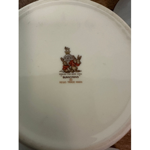 337 - Quantity of Bunnykins and Wedgwood Beatrix Potter Serveware