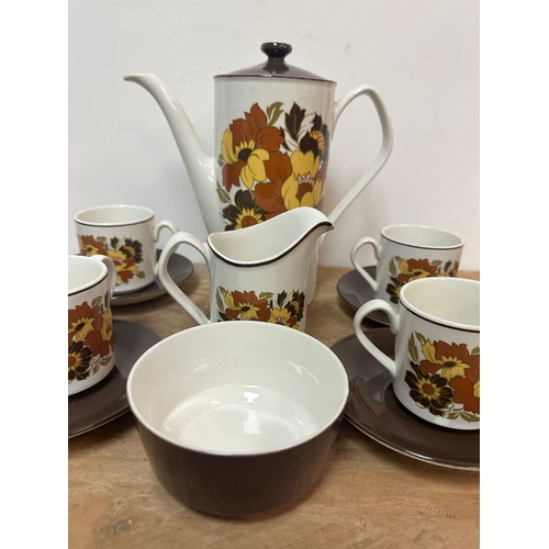 339 - Mid Century Johnson Brothers Ironstone Coffee Set